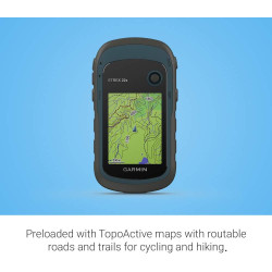 Garmin 010-02256-00 eTrex 22x, Navigateur GPS Portable Robuste, Noir/Bleu Marine