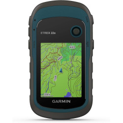 Garmin 010-02256-00 eTrex 22x, Navigateur GPS Portable Robuste, Noir/Bleu Marine