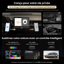 Atotozone 10,1" flexview autoradio android adaptatif pour 1 din et 2 din, écran flottant chatgpt ai radio, wi‑fi/usb/bleutooth, 
