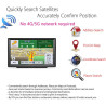NEWFUN GPS Voiture,9 Pouce GPS Poids Lourds,Auto Navigation avec HD Écran Tactile,Multi-Languages Guidage Vocale 2025 Cartograph