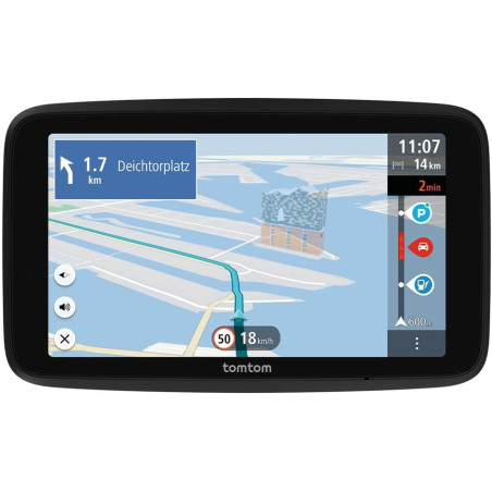 TomTom GPS Voiture GO Advanced (6 Pouces infos trafic, essai des alertes de Zones de Danger, Carte Monde, mises à Jour Via Wi-FI