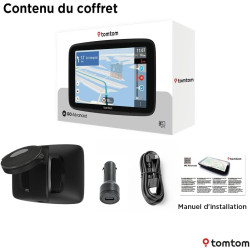 TomTom GPS Voiture GO Advanced (6 Pouces infos trafic, essai des alertes de Zones de Danger, Carte Monde, mises à Jour Via Wi-FI