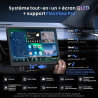 [12.95" qled] android autoradio 1 din & 2 din, écran flottant voiture, agent ia& vision ia, liveview à distance, réveil à distan