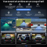 [12.95" qled] android autoradio 1 din & 2 din, écran flottant voiture, agent ia& vision ia, liveview à distance, réveil à distan