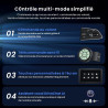 Atotozone x10 autoradio android 10" qled, écran flottant 1 din & 2 din, agent ia & vision ia, liveview à distance, alerte oren h
