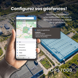 GPS7000-4G Localisateur GPS caché pour véhicules | 90 Jours Inclus | Installation Facile | Après 90 Jours, Vous Pouvez Vous abon