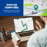 GPS7000 4G Caché Traceur GPS Voiture | Suivi en Temps Réel 24/7 | Accès à la Localisation Depuis Un Ordinateur ou Mobile | Alert