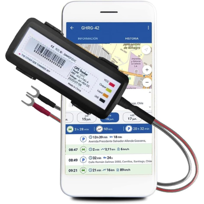 GPS7000-4G Localisateur GPS caché pour véhicules | 12 Mois Inclus | Installation Facile | Après 12 Mois, Vous Pouvez Vous abonne