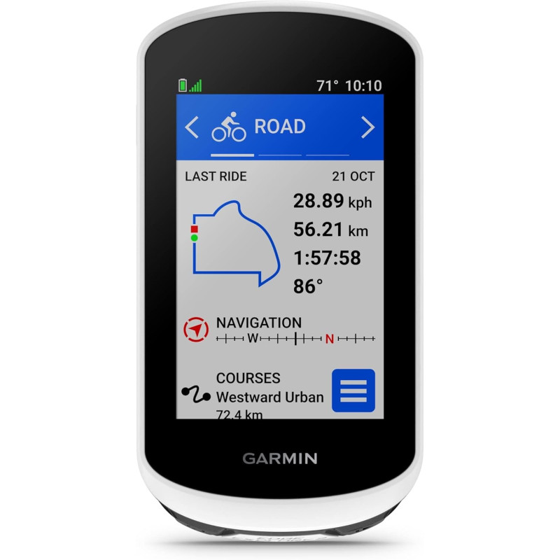Garmin Ordinateur de vélo Edge Explore 2, 3 Pouces, avec GPS intuitif, Fonctions VO2, Records personnels, Unisexe pour Adultes, 