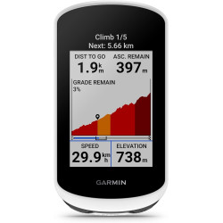Garmin Ordinateur de vélo Edge Explore 2, 3 Pouces, avec GPS intuitif, Fonctions VO2, Records personnels, Unisexe pour Adultes, 