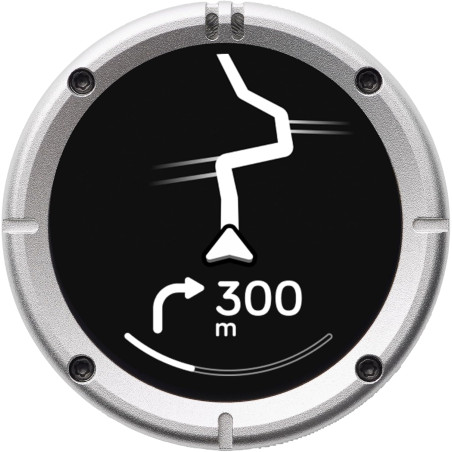 Beeline Moto II Metal Dispositif de Navigation pour Motos | Navigation Mondiale | Interface Mini-Carte | Autonomie de 14 Heures 