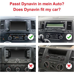 DYNAVIN Android Navigation Autoradio GPS pour VW T5 Multivan California: 9 Pouces Radio avec Wireless CarPlay et Android Auto | 