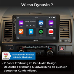 DYNAVIN Android Navigation Autoradio GPS pour VW T5 Multivan California: 9 Pouces Radio avec Wireless CarPlay et Android Auto | 