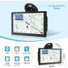 Navigateur GPS 22,9 cm pour voiture, camion 22,9 cm, pilotes commerciaux 2025 pour cartes Europe et Royaume-Uni (en Europe)