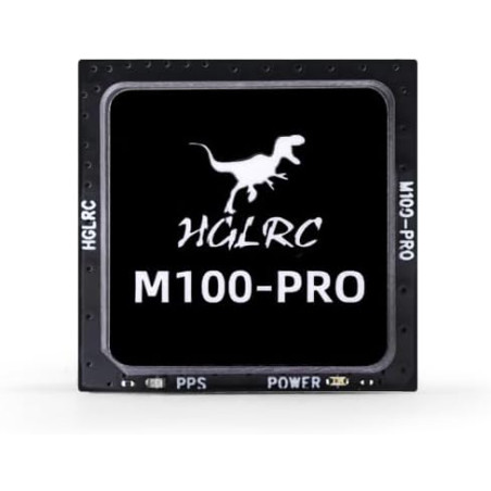 Hglrc M100 Pro GPS qmc5883l Compas 5 - Mode positionnement Mise à Niveau 10e génération Puce Compatible FPV Drone à voilure Fixe