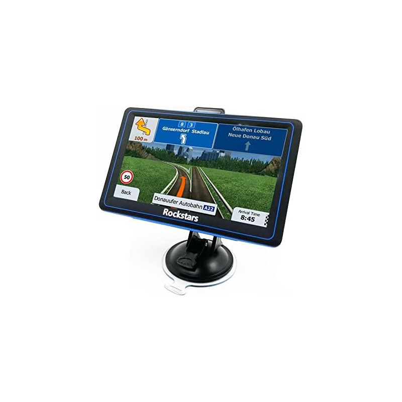 ROCKSTARS GPS Poids Lourd Camion ET Camping Europe AS 24 7 Pouces HD 2021 Gratuite A Vie GPS fiable à 100% Tester Ancien Chauffe