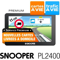 Snooper PL 2400 GPS Eléments Dédiés à la Navigation Embarquée Europe Fixe, 16:9
