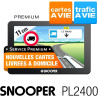Snooper PL 2400 GPS Eléments Dédiés à la Navigation Embarquée Europe Fixe, 16:9
