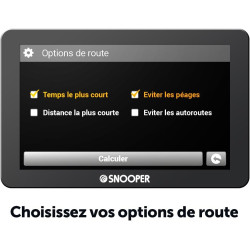 Snooper PL 2400 GPS Eléments Dédiés à la Navigation Embarquée Europe Fixe, 16:9