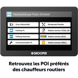 Snooper PL 2400 GPS Eléments Dédiés à la Navigation Embarquée Europe Fixe, 16:9