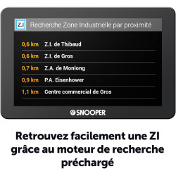 Snooper PL 2400 GPS Eléments Dédiés à la Navigation Embarquée Europe Fixe, 16:9