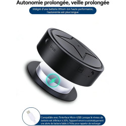 Marnoval Traceur GPS Voiture sans Abonnement - Magnétique & Discret avec Alertes(3 GPS) (2PC)