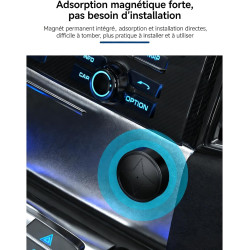 Marnoval Traceur GPS Voiture sans Abonnement - Magnétique & Discret avec Alertes(3 GPS) (2PC)