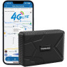 Traceur GPS Voiture 4G Aimanté Tracker GPS Étanche IP65 7800mAh 2 Mois Autonomie en Veille Positionnement APP/SMS Suivi en Temps