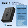 Traceur GPS Voiture 4G Aimanté Tracker GPS Étanche IP65 7800mAh 2 Mois Autonomie en Veille Positionnement APP/SMS Suivi en Temps