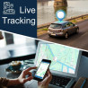 Traceur GPS Voiture 4G Aimanté Tracker GPS Étanche IP65 7800mAh 2 Mois Autonomie en Veille Positionnement APP/SMS Suivi en Temps