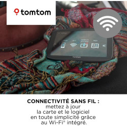 Tomtom GPS Voiture GO Essential, 6 Pouces, Info Trafic, Essai des Alertes de Zones de Danger, Cartes UE, Mise à Jour Via WiFi, A