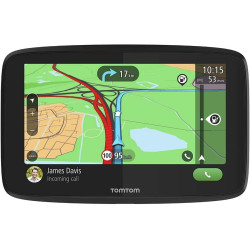 Tomtom GPS Voiture GO Essential, 5 Pouces, Info Trafic, Essai des Alertes de Zones de Danger, Cartes UE, Mise à Jour Via WiFi, A