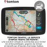 Tomtom GPS Voiture GO Essential, 5 Pouces, Info Trafic, Essai des Alertes de Zones de Danger, Cartes UE, Mise à Jour Via WiFi, A