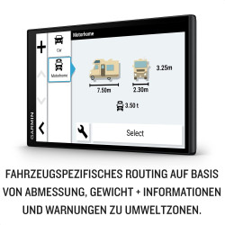 Garmin Camper 795, EU MT-D - GPS pour Camping-Cars et caravanes, 010-02747-10, Noir