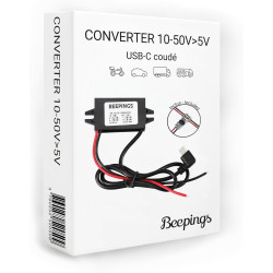 Tracker GPS ZEN L + Convertisseur - Non Brouillable - 1 An Abonnement Offert - Autonomie Illimitée - Géolocalisation Europe - Vo
