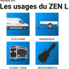 Tracker GPS ZEN L + Convertisseur - Non Brouillable - 1 An Abonnement Offert - Autonomie Illimitée - Géolocalisation Europe - Vo