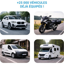 Tracker GPS Zen L - Non Brouillable - 1 an d'Abonnement Offert - Voiture, Moto, Scooter, Camping-Car - Alertes Antivol - Jusqu'à
