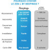 Tracker GPS Zen L - Non Brouillable - 1 an d'Abonnement Offert - Voiture, Moto, Scooter, Camping-Car - Alertes Antivol - Jusqu'à