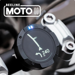 Beeline Moto II Traqueur GPS de Moto Nouvelle génération | Design Compact, Construction étanche, Affichage Simple et Batterie de