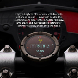 Beeline Moto II Traqueur GPS de Moto Nouvelle génération | Design Compact, Construction étanche, Affichage Simple et Batterie de