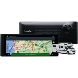 GPS Camping Car 7 Pouces NaviPro DVR, Dashcam - Caméra de Route intégrée, Europe + Maroc, Aires De Camping - Mise A Jour Gratuit