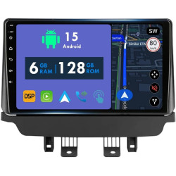 Roverone autoradio gps pour mazda cx3 cx-3 cx 3 pour mazda 2 dk 2014 2015 2016-2021 carplay android auto stéréo bleutooth naviga