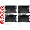 GPS Poids Lourd 9 Pouces Navipro 9XLs GPS pour Camion et Bus, Voiture Europe 48 Pays