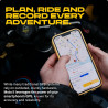 Beeline Moto II Traqueur GPS de Moto Nouvelle génération | Design Compact, Construction étanche, Affichage Simple et Batterie de