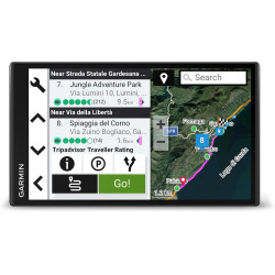 Garmin Campervan – GPS pour Mini Vans avec écran Couleur de 6,65" – Spécial Road Trips - Carte Europe entière 46 Pays Noir