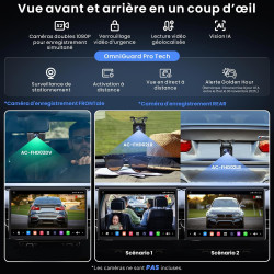 [14,1" qled] atotozone autoradio android avec gps intégré tableau de bord, 1din & 2 din écran flexview, agent ia, liveview à dis