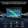 [14,1" qled] atotozone autoradio android avec gps intégré tableau de bord, 1din & 2 din écran flexview, agent ia, liveview à dis
