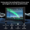 [12.5" QLED] X10 AI Autoradio Android, 1DIN & 2 DIN, Écran Flexview, DVR Double caméra, Vision IA, LiveView à Distance, 8G+128G,