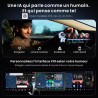 [12.5" QLED] X10 AI Autoradio Android, 1DIN & 2 DIN, Écran Flexview, DVR Double caméra, Vision IA, LiveView à Distance, 8G+128G,