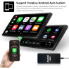 Roverone autoradio carplay autoradio pour nissan patrol y61 1997 1998 1999 2000-2005 android auto écran tactile gps bleutooth wi